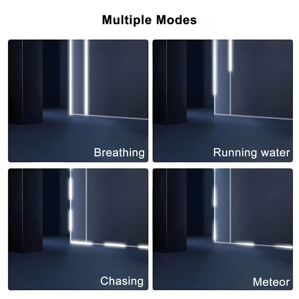 5Meters CCT Dimmable Running Water Flowing Ra90 576leds/m 10MM 24V Cob Led Strip Light