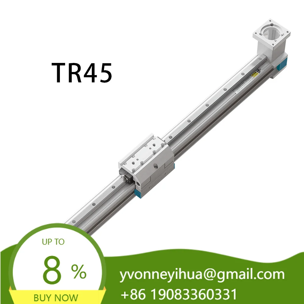 TR45 Linear Module 63mm Heavy Load 10-25kg Stroke 2m For High Precision Speed 2 Meter Linear Actuator Belt Module