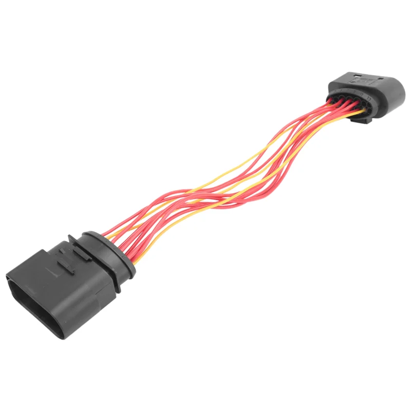 A11m-car hid xenon farol 10 a 14 pinos conector adaptador para 1j0973835 1j0973737 acessórios do carro