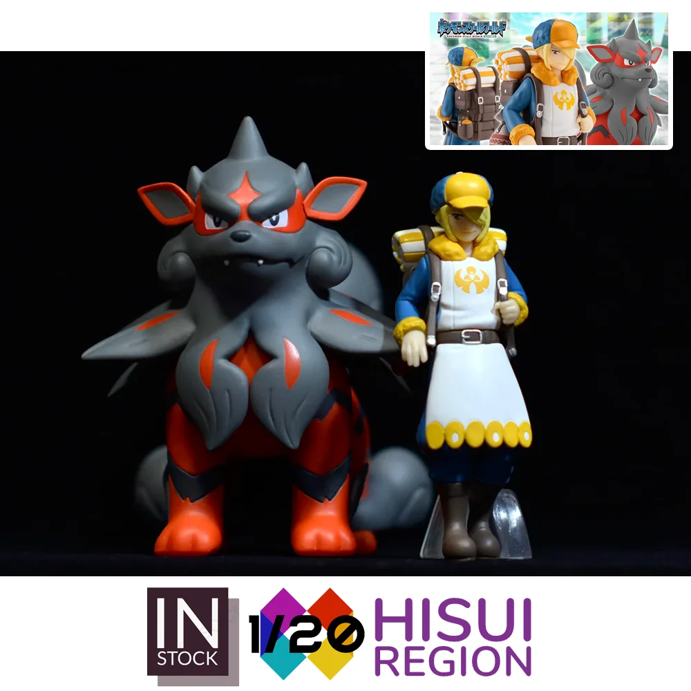 

[In Stock][BanDai]1/20 PVC Scale World [PVC][Hisui Region] – Volo & Hisuian Arcanine