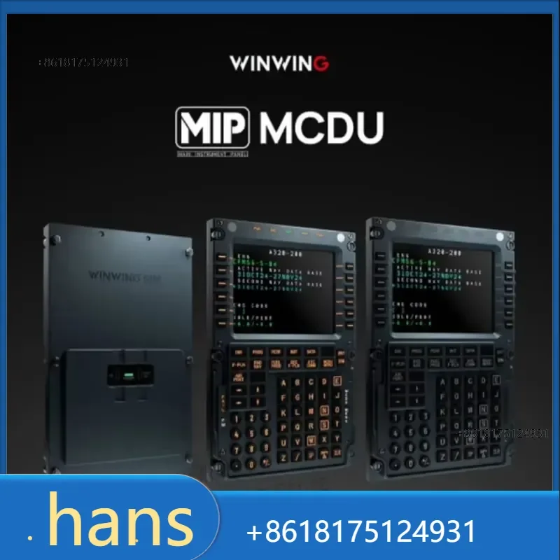 2026 Factory Direct Sales WINWING Flight Simulator MCDU Toliss Fenix Flight Control Display Civil Aviation Control Panel A320