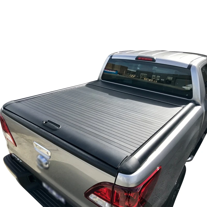 

Hot Selling Pickup 4x4 Accessories Tonneau Covers Retractable Roller Lid for Hilux Revo Vigo Tundra Tacoma