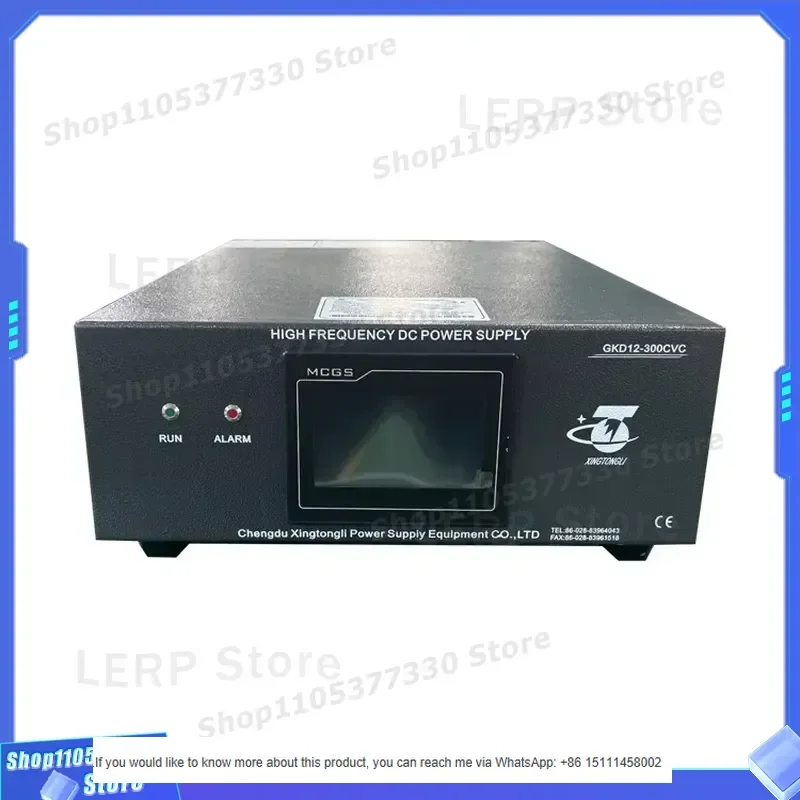 12V 300A Touch Screen Programmable DC Power Supply Dedicated for Electroplating and Polishing with Single-phase 240V Input