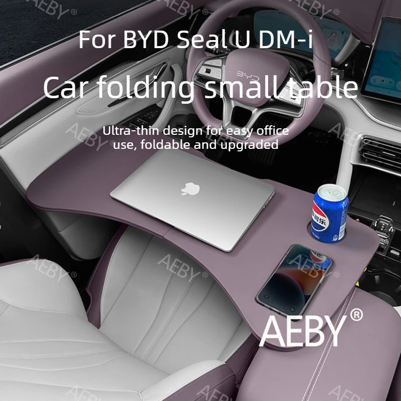 For BYD Seal U DM-i 2020-2025 Car Laptop Desk,Foldable Laptop Desk & Dining Table,Multi-Functional Holder,interior accessories