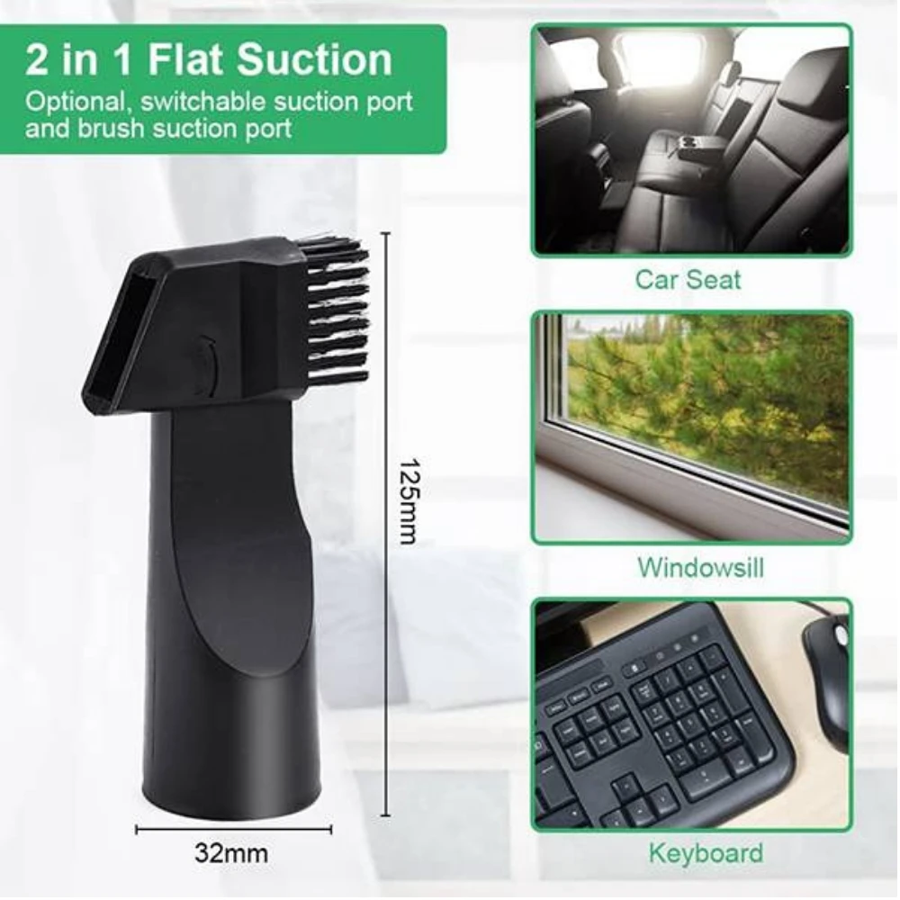 Насадка для пылесоса с щеткой и адаптером 32 / 35 мм