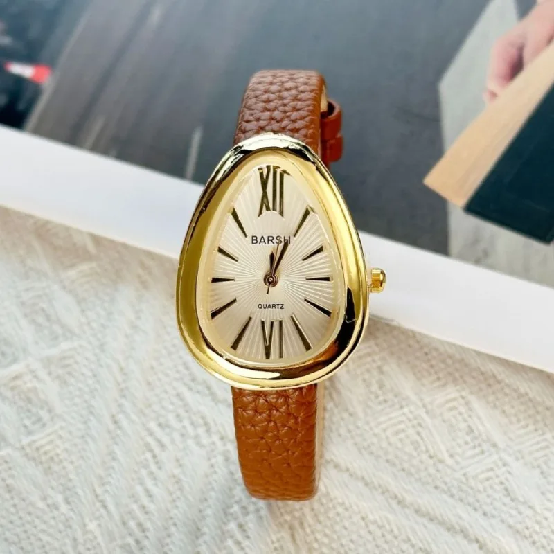 أزياء المرأة الأفعى الهاتفي ساعات كوارتز بسيطة طالب الساعات حزام من الجلد ساعات المعصم دروبشيبينغ Relojes Para Mujer الهدايا