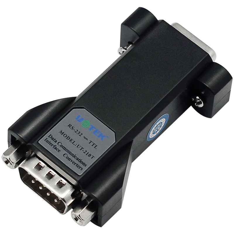 UOTEK Industrial Grade RS-232 to TTL Converter Output 3.3V RS232 TTL Adapter DB9 Connector UT-210T