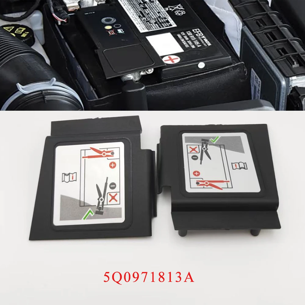 5Q0971813A Positive Battery Terminal Cover for VW Golf MK7 Jetta Passat Tiguan Audi A3 Q3 Skoda Octavia Seat Leon Replacement