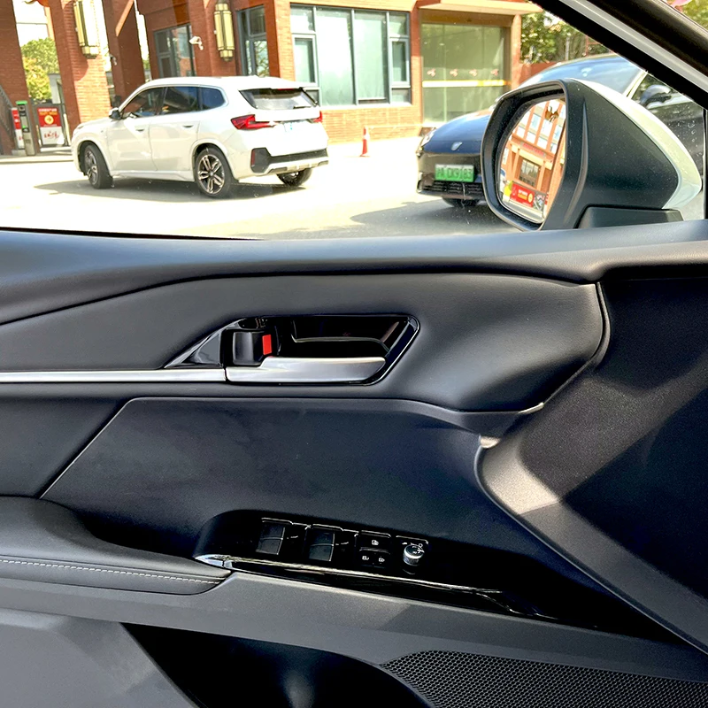 لوحة إطار ناقل الحركة لوحدة التحكم المركزية باللون الأسود ABS لسيارة تويوتا كامري 2025 9th-Gen - مجموعة ترقية الكسوة الداخلية الممتازة #3