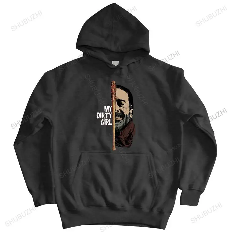 SPEG The Walking Dead Negan Lucille hoodie Männer TV t Rundhals Männer Kurzarm coat Charakter Kleidung Tops Schwarz