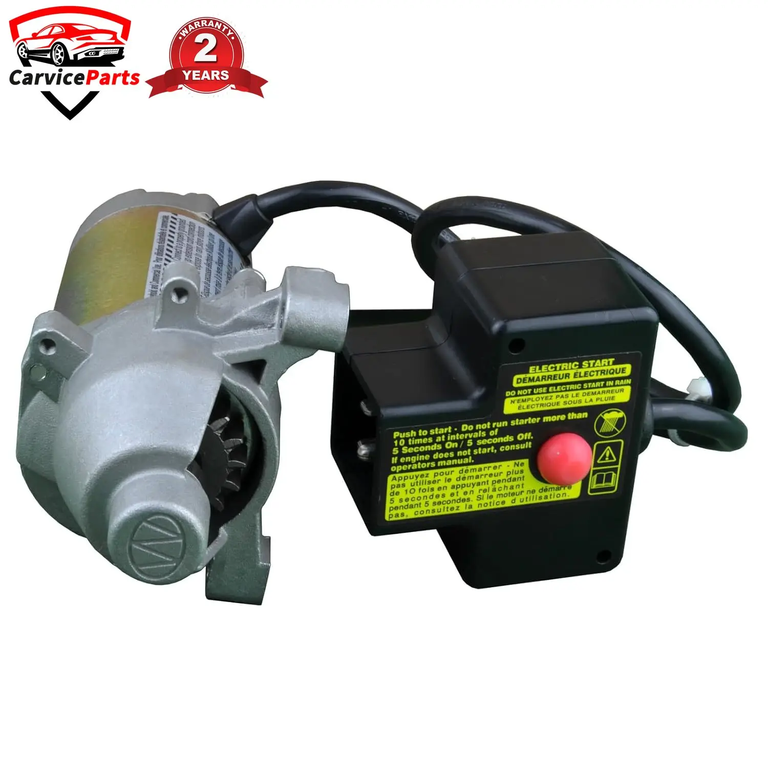 751-10645 Electric Starter Motor JQ170 Compatible with MTD Cub Cadet Troy Bilt Snow Thrower 951-10645A, 951-10645, 751-10645A