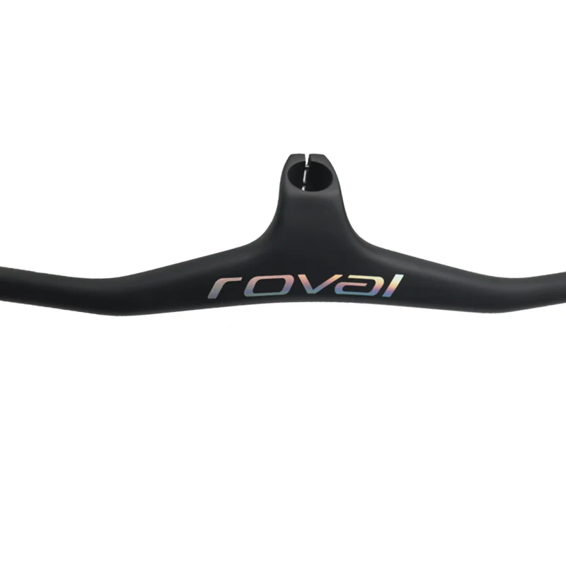 carbon Handlebar Chrome Integrated Carbon Handlebar MTB Bike Accessories -17 degree 660--800mm 70/80/90/100/110mm
