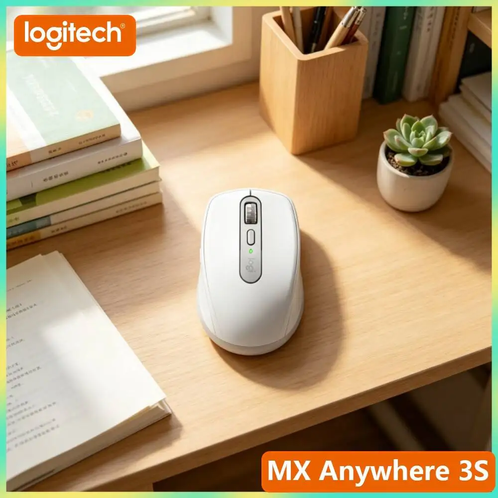 Logitech MX Anywhere 3S - 8K DPI, MagSpeed Scroll, Silent Click, Multi-Device, Flower Shop & Bouquet Inventory