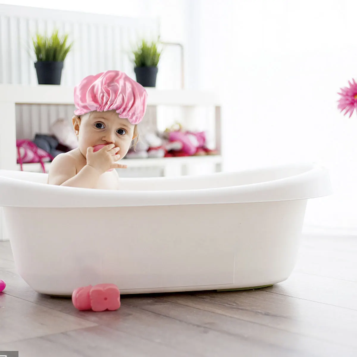 

2pcs Candy Color Hair Bonnet For Comfortable Wide Brim Sleep Hat Round Sleeping Cap Durable Soft Design Easy Wear