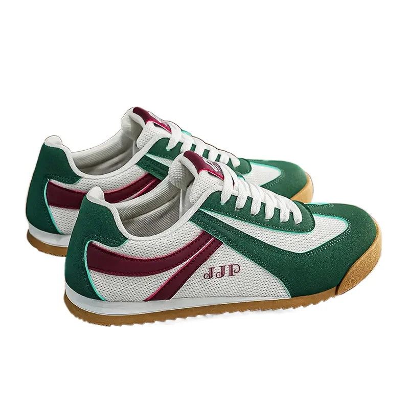 

Men's Classic German Trainer Sneakers Breathable Casual Board Shoes Non-slip Wear-resistant Lace-up Sports Shoes