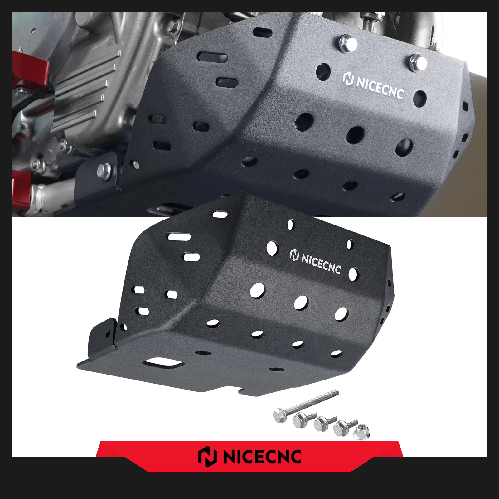 NICECNC For Honda XR650L XR 650L 1993-2025 2024 2023 XR 650 L Motorcycle Engine Bottom Guard Cover Chassis Protector Skid Plate