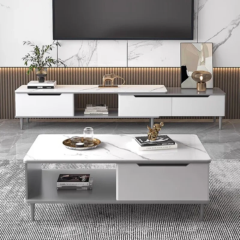 Mesa De centro nórdica De lujo, decoración moderna, Glam, mesa De centro única, diseño minimalista, Mesa De Centro elevable para sala De estar