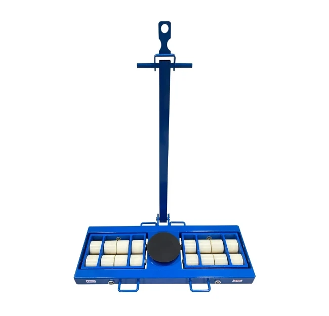 24 Ton Rotating Device With Nylon Wheels With Rotating Base