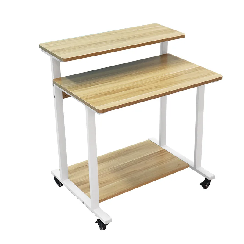 

Desktop household small apartment bedroom table simple ready-made study notebook removable