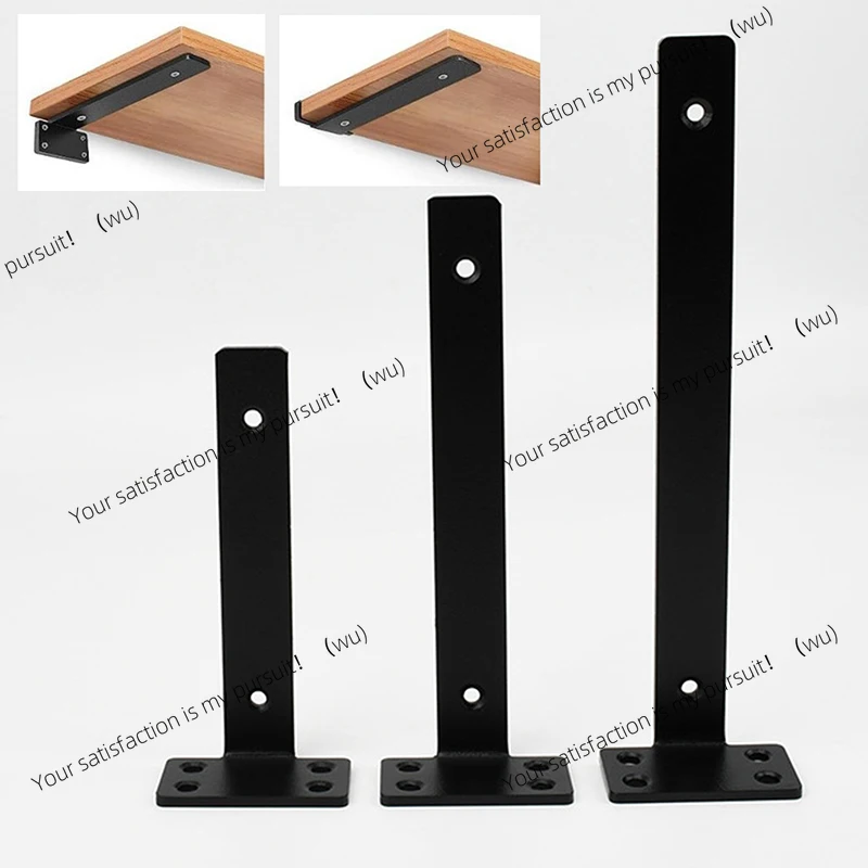 1 Set 4MM Thicked Invisible L Brackets Heavy Duty Cast Iron Shelves Brackets Floating Shelf Brackets For Shelves Support