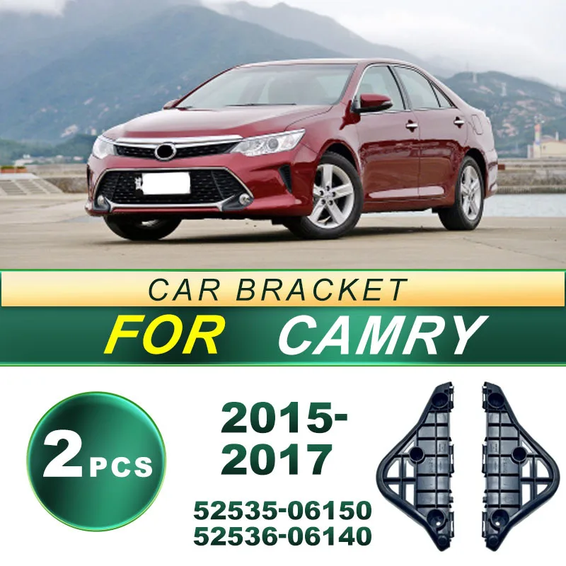 For 2015-2017 Camry car front bumper bracket fixing bracket fog light frame decoration car light accessories