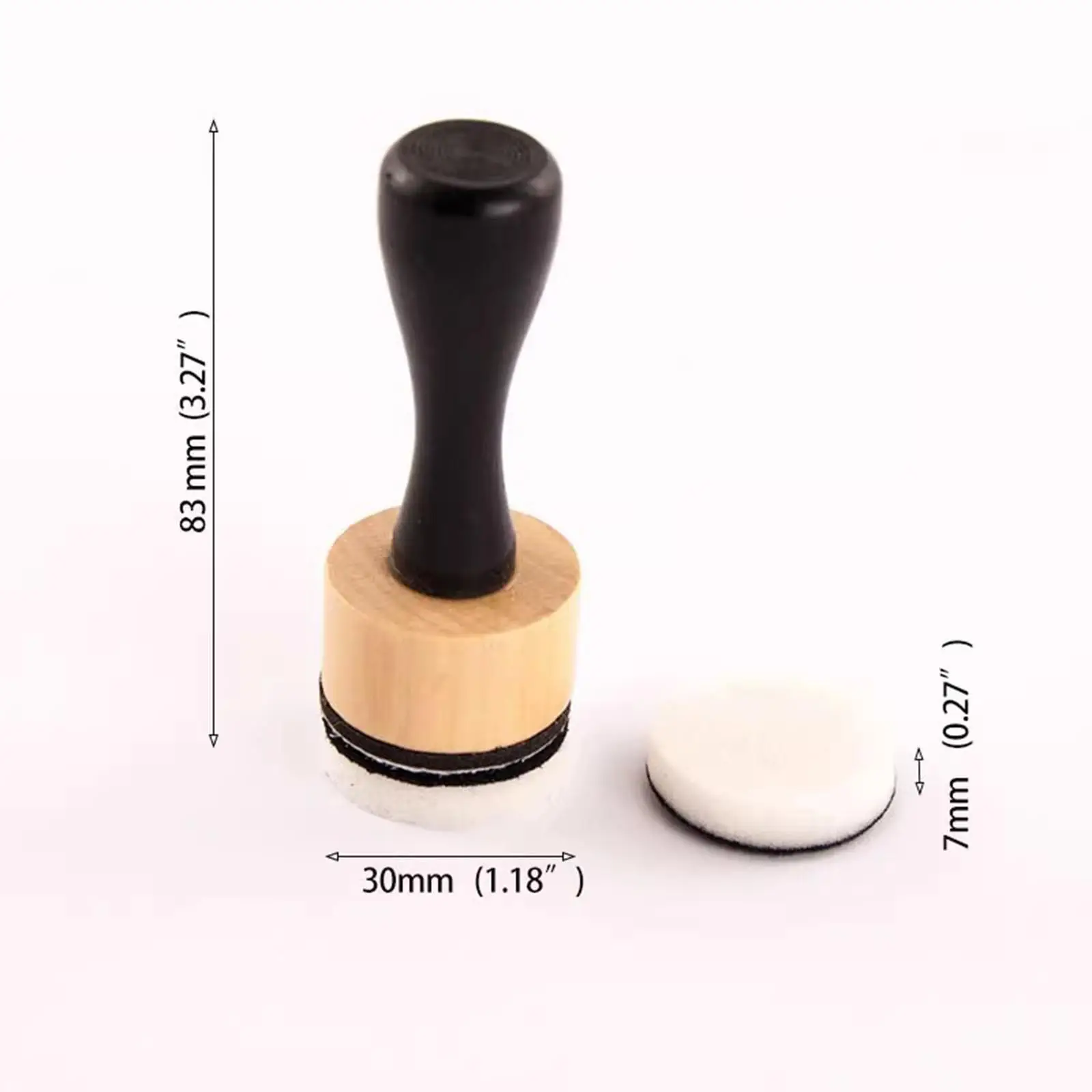 Mini Round Ink Blending Tool Embossing Stencils for Embossing Card Making