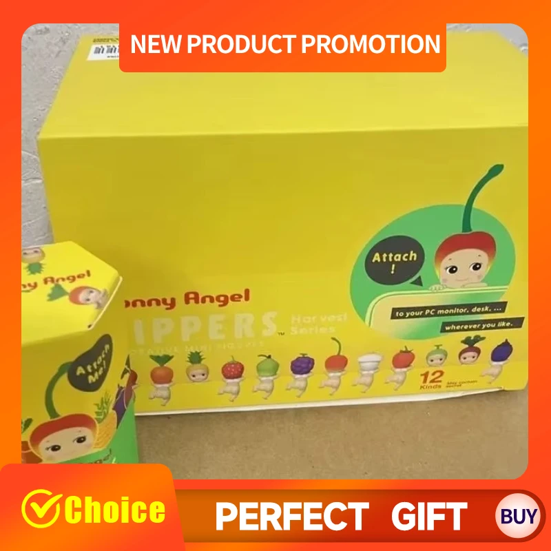 

12Pcs Box Sonny Angel Blind Box Hippers Dreaming Series Harvest Fruit Vegetable Figures Cute Dolls Collectible Toys For Kids