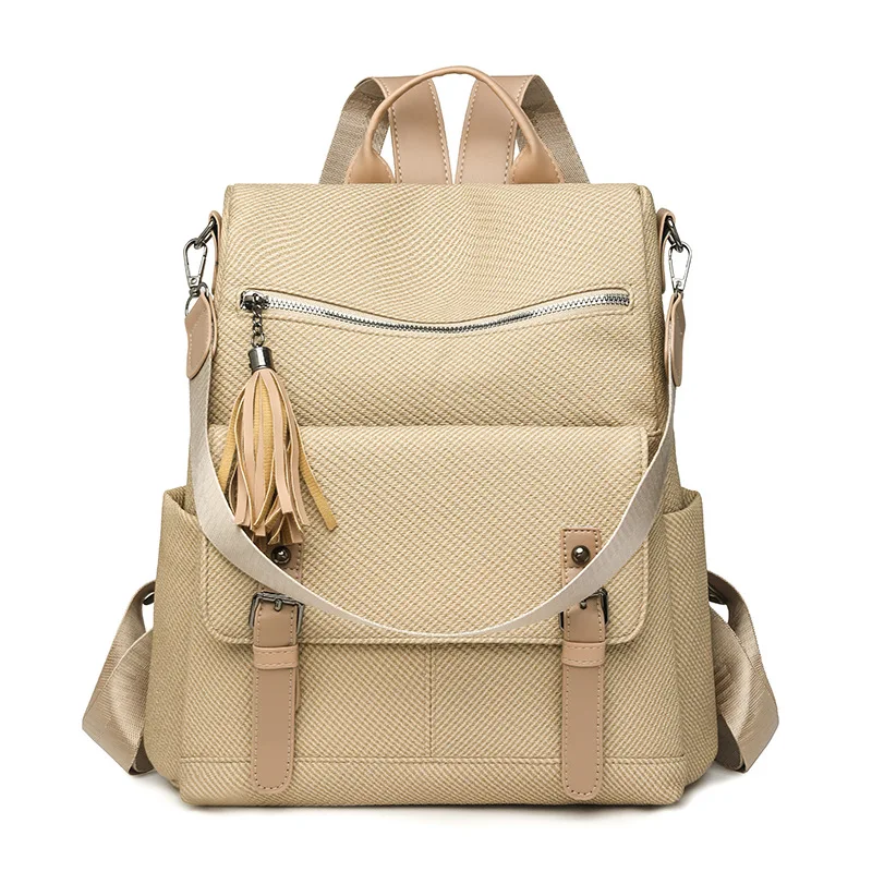

Europe and the United States backpack new retro large-capacity travel shoulder bag handbag three-way bag women's bag