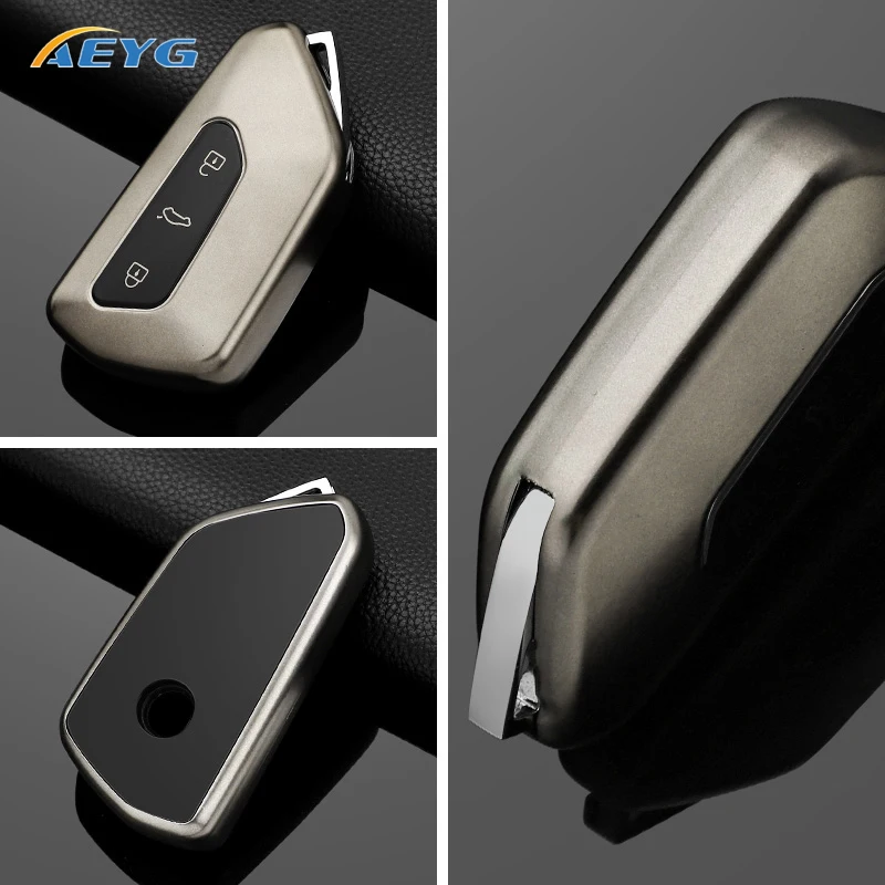 TPU Car Key Case Cover For VW Volkswagen Golf 8 MK8 Cupra Skoda Octavia A8 SEAT Leon MK4 Shell Fob key chain Accessories view 6