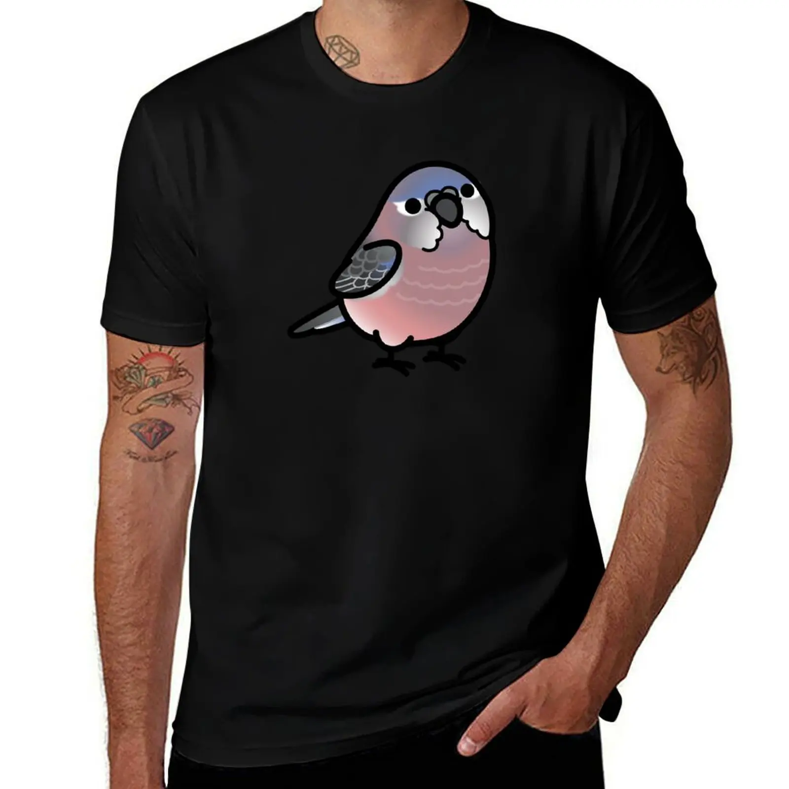 Chubby Bourke's Parakeet T-Shirt Casual Breathable Short Sleeve Top T-Shirt
