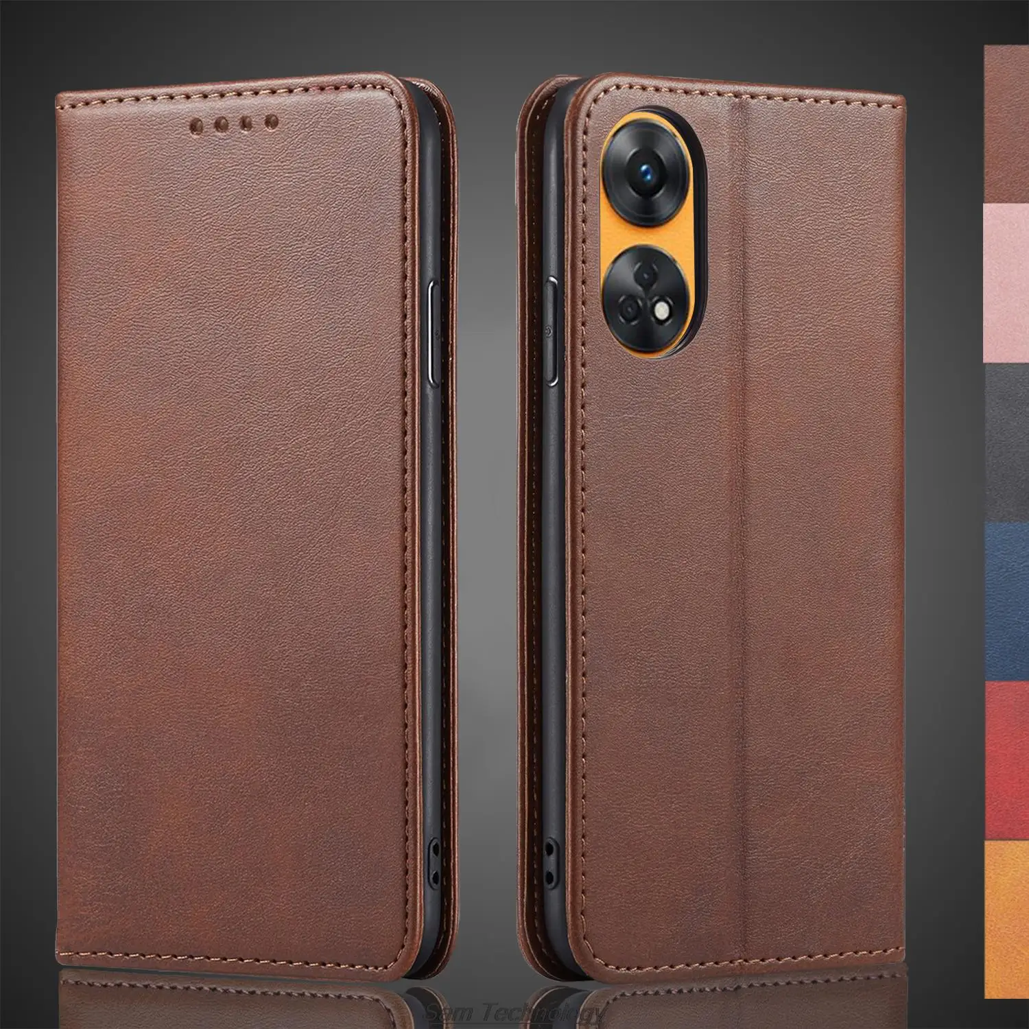 

Magnetic attraction Leather Case for OPPO Reno 8T 6.43" / OPPO Reno8 T 4G Holster Flip Cover Case Wallet Phone Bags Fundas Coque