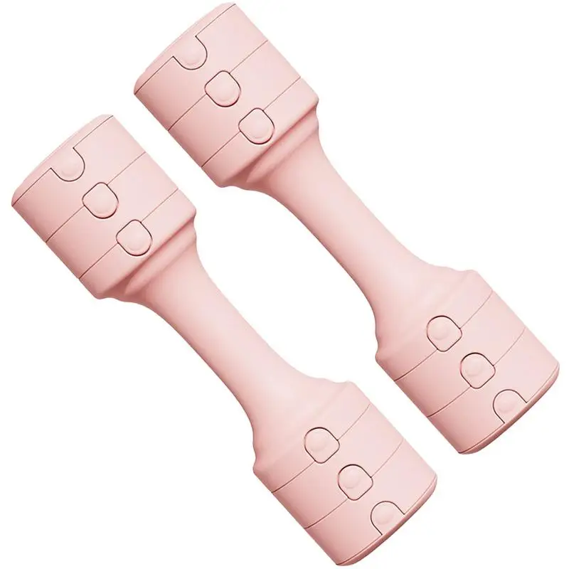 1.5-2.5kg Adjustable Water Dumbbell Fitness Dumbbells Woman Body Building Anti-slip Yoga Gym Training Sport Equipment 1Pair