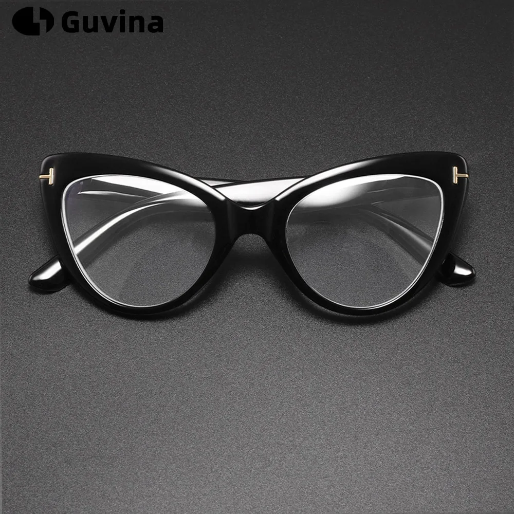 

Cateye TR90 Ретро черная оправа анти-синий свет очки для чтения модный дизайн оптическая дальнозоркость близорукость очки по рецепту