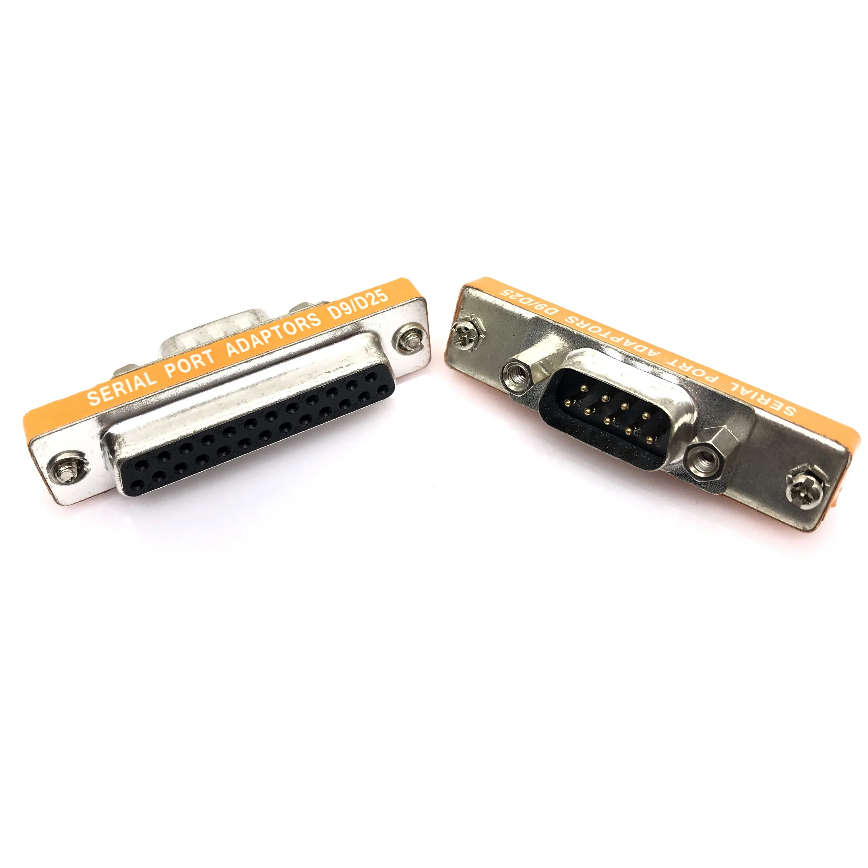 Mini DB25 to DB9 Adapter , Male to Female M/F Serial at Modem Mini Adapter Gender Changer Coupler RS-232
