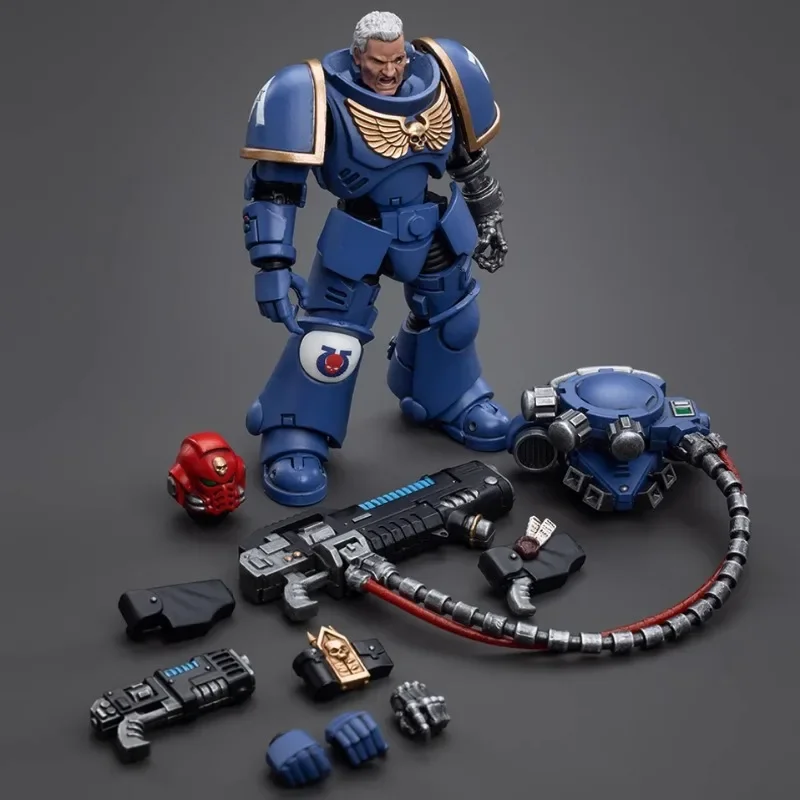 [IN STOCK] JOYTOY Warhammer 40K Ultramarines Hellblasters Action Figure Sergeant Ulaxes Brother Paxor/Torsus Joint Movable Model