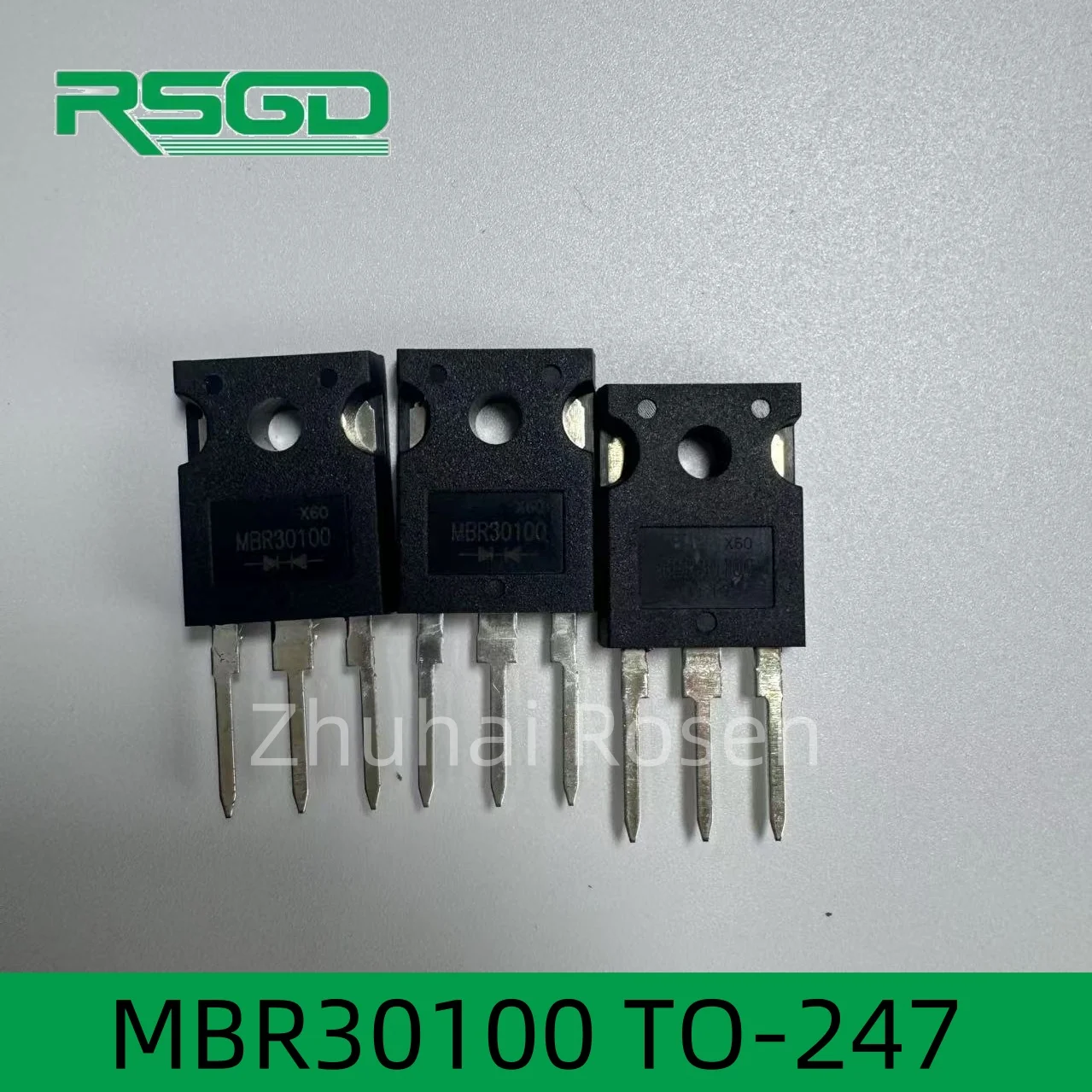 1PCS New MBR30100 30100PT 30100PT TO-247 TO-3P 30A 100V Schottky Diode MBR30100PT In Stock