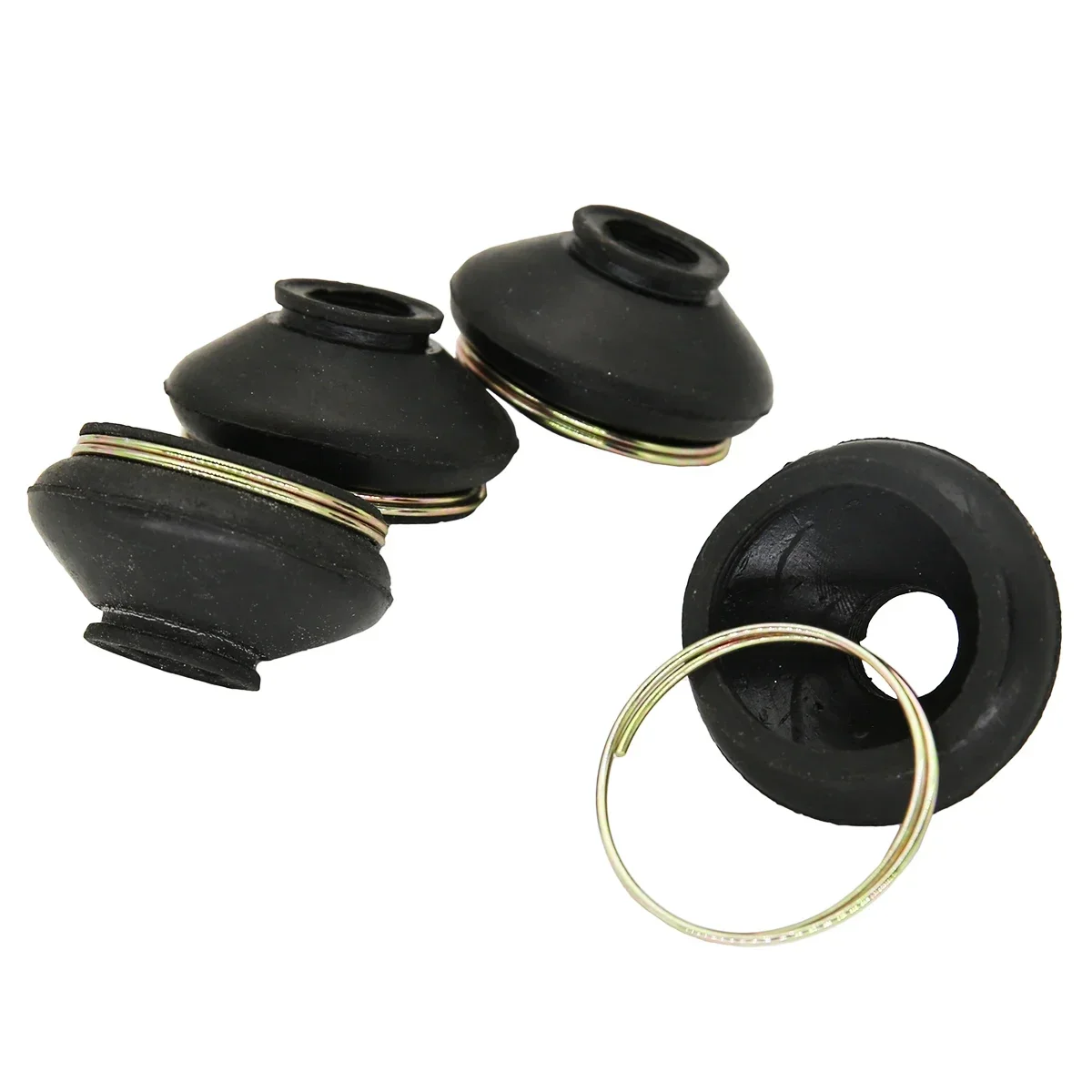 4 Pcs Turn to rod Arm Ball Head Dust Protection Rubber Cover for Chinese ATV Quad Go kart