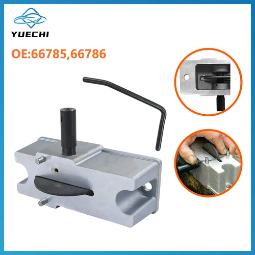 Imagen 1 del producto 66785 66786 Amoladora manual de llenado de anillos de pistón de aluminio para asegurar espacio final de anillos de pistón adecuado Kit de herramientas de grano 120