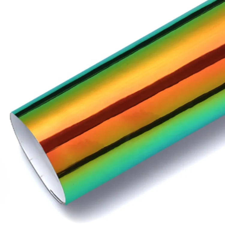 RE201 Зеркало Chrome Rainbow Gold автомобильная пленка виниловое