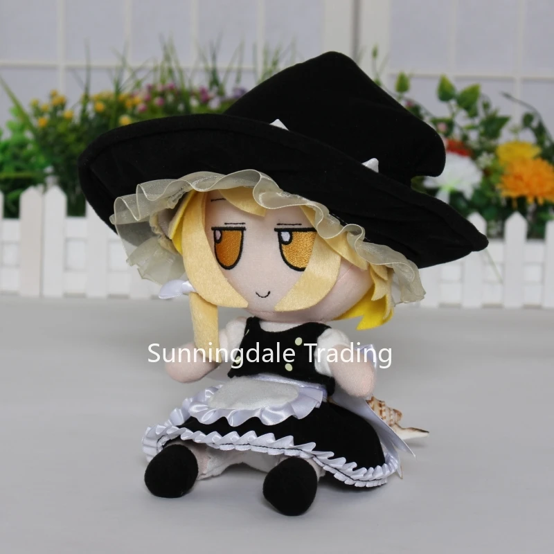 Marisa Kirisame Plush Toy Touhou Project Cosplay Doll Cute Mini Pillow 22cm