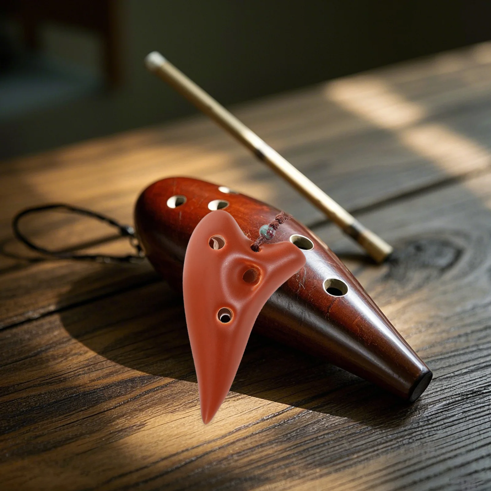 

Ceramic Ocarina Mini Instrument 6 Hole High Pitch Tune Ocarina for Beginners and Music Enthusiasts Compact Ocarina Flute