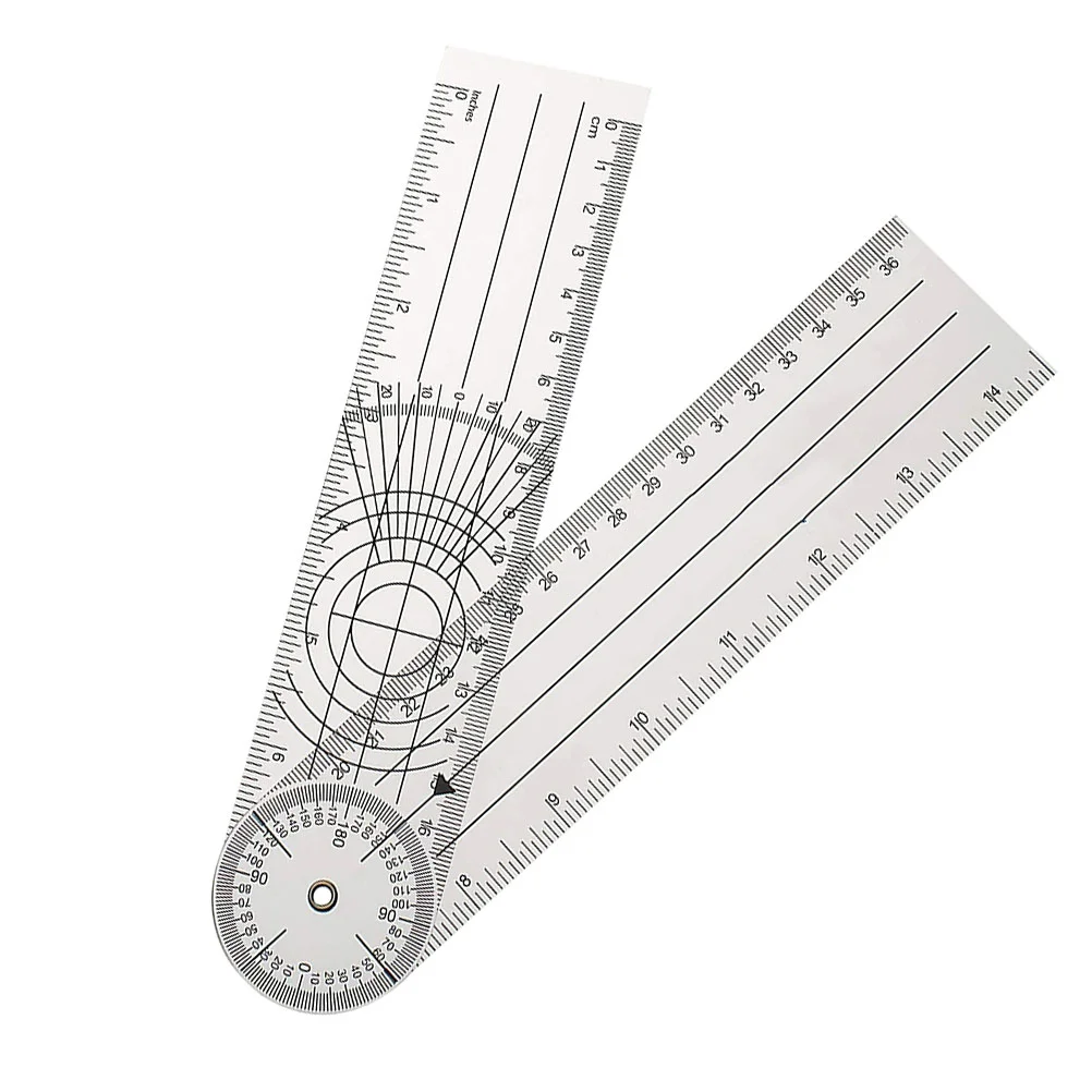 Ruler Plastic Rotary Goniometer PVC Medical Angle Protractor Precision Profession Spinal Tool