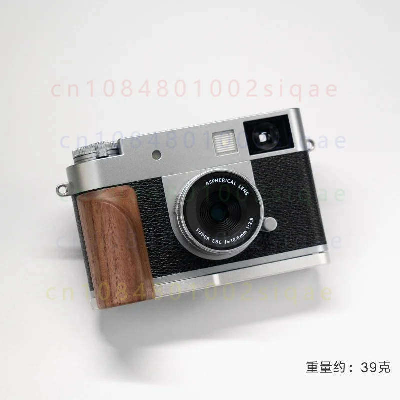 FOR Fujifilm X Half Minimalist Lightweight Ergonomic Curved Wood L Bracket Handle Accessory