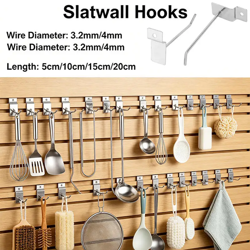 Wall Hook Nail Wall Display Lewelry Hook Mobile Phone Accessories Single Line Hook Steel Hardware Tool Hammer Pliers Wall Mount