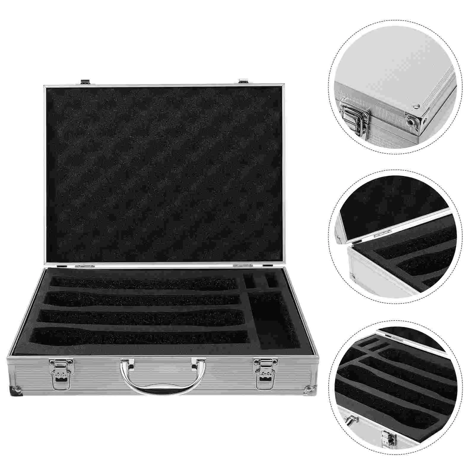 Protective Box Travel Wireless Microphones Ride Aluminum Alloy Flight Case for Outdoor