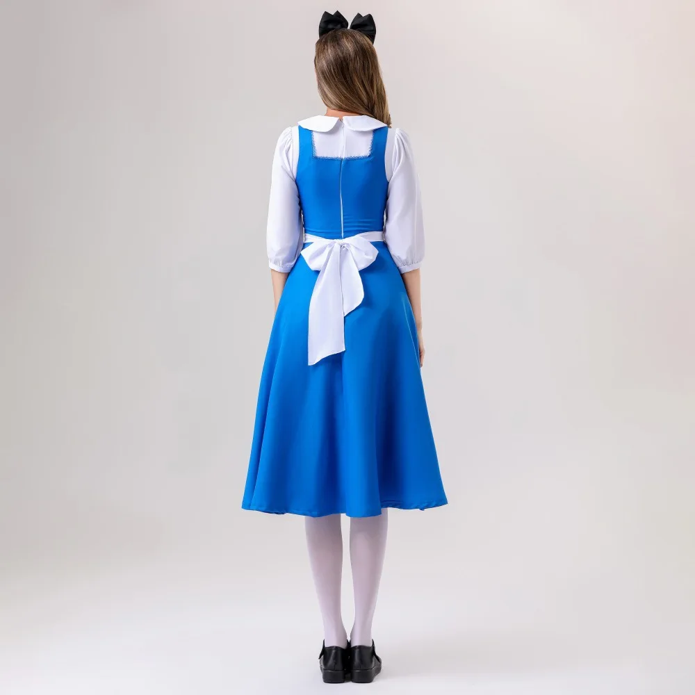 ชุดคอสเพลย์สาวใช้ของอลิซ สำหรับเทศกาลเบียร์แบบดั้งเดิมของชาวบาวาเรีย วัสดุโพลีเอสเตอร์