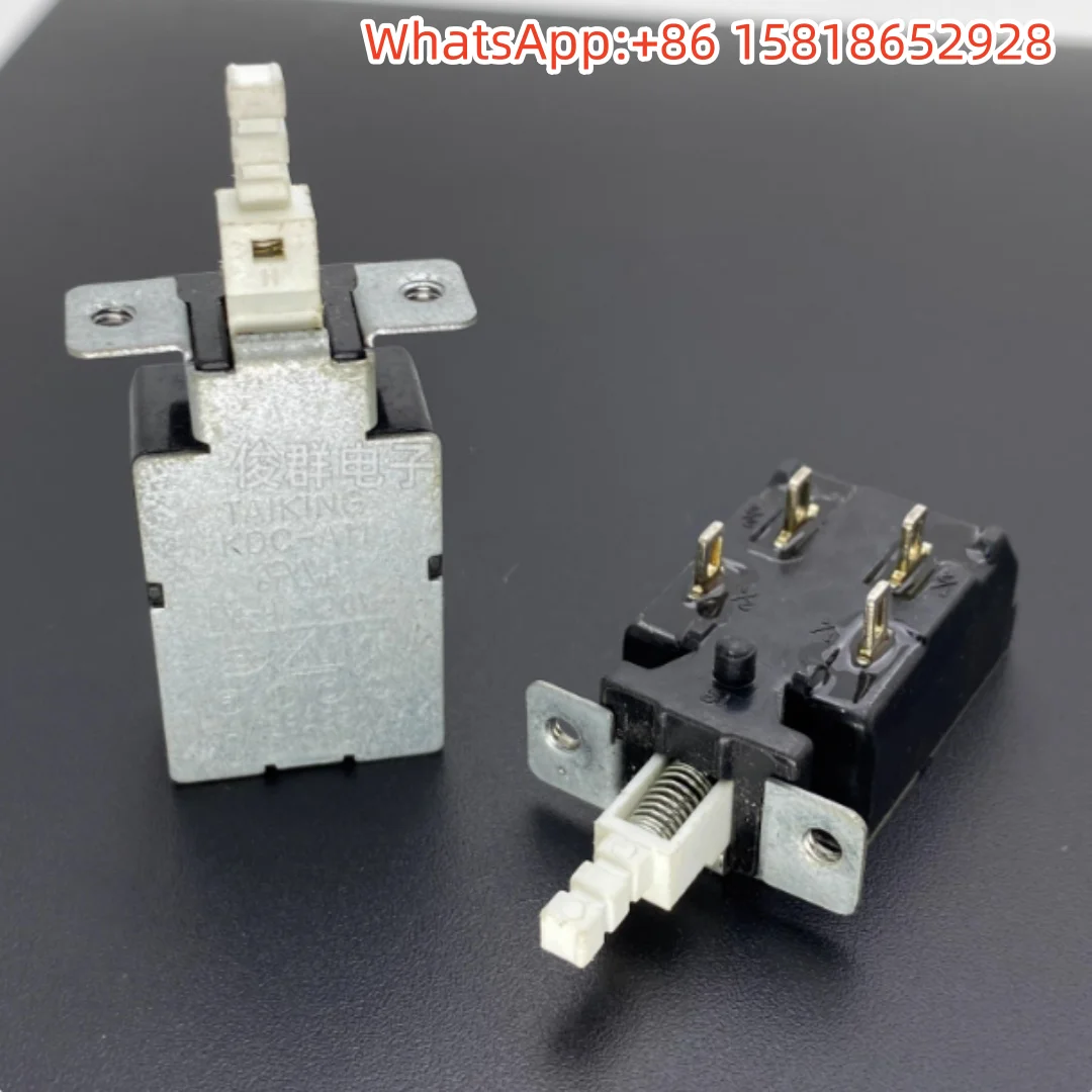 5pcs TAIKING Taiwan KDC-A11 Self-Locking Power Switch TV-8 with Locking 8A Amplifier Chassis Button Press Button