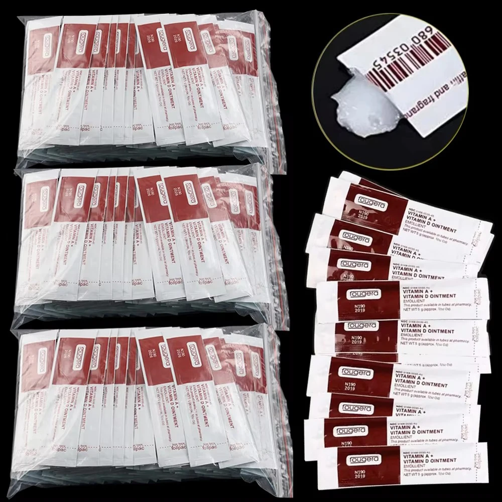 

10/30/50/100/200pcs Tattoo Aftercare Cream Tattoo Eyebrow Lip Repair Aftercare Vitamin Ointment A D Anti Scar Healing Gel Cream