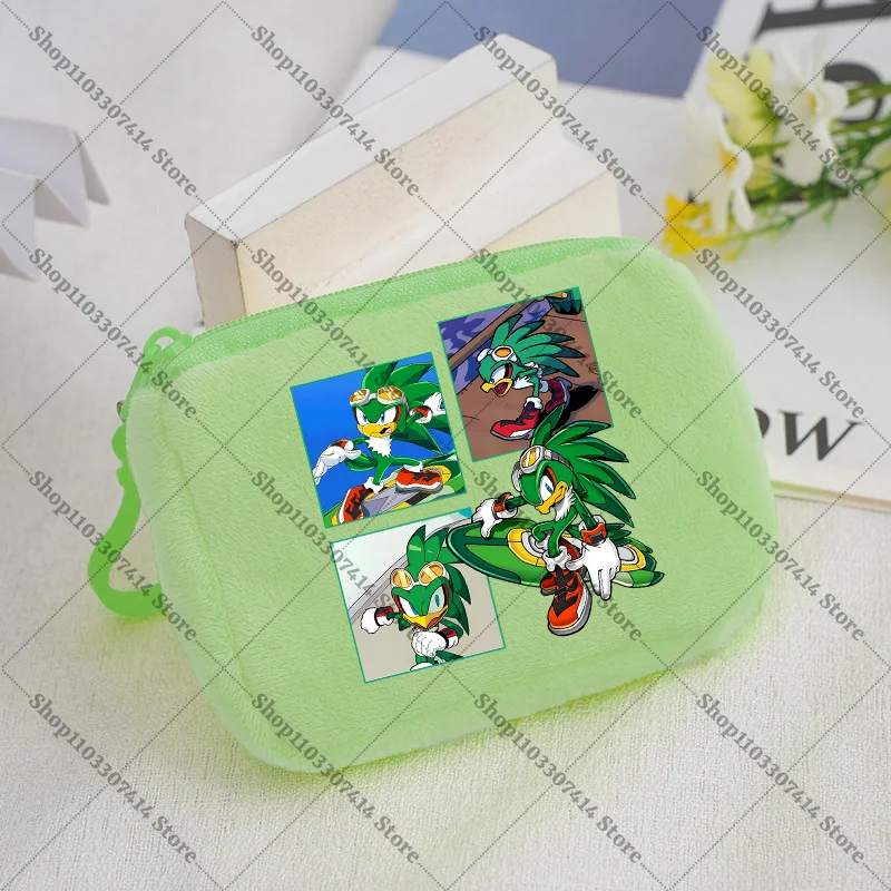Anime Game Cartoon Coin Purse Casual Accessories Zip Wallet Hedgehog Creative Cute Storage Pouch Fashion ID Card Holder Gifts - view 6