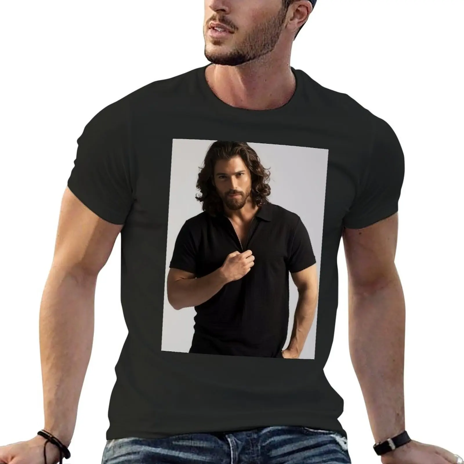 Can yaman awesome T-Shirt summer tops shirts graphic tees mens graphic t-shirts big and tall